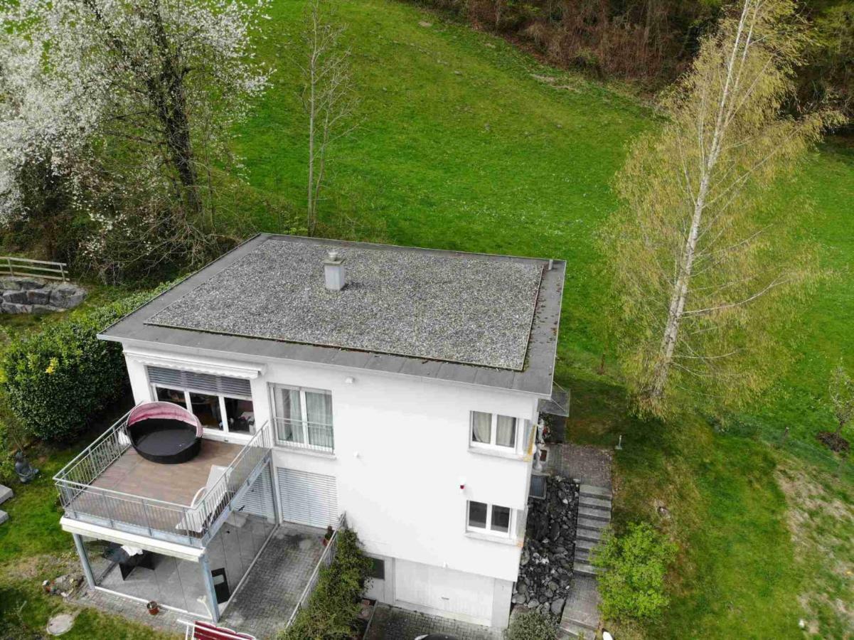 Alpen Panorama View Luxury House With Green Garden بيوشس المظهر الخارجي الصورة